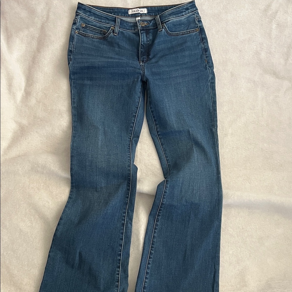 LILA RYAN Deep Blue Flare Jeans